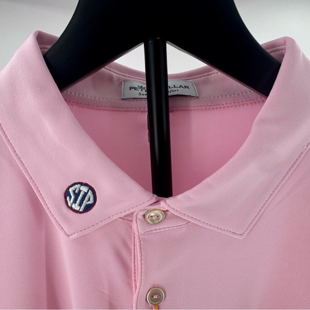 EXCLUSIVE SIP EMBROIDERED COLLAR! "REAL REBS WEAR PINK"! OLE MISS! NWT - LARGE - Picture 5 of 7